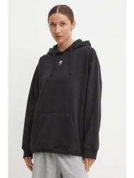 μπλούζα adidas originals χρώμα: μαύρο, με κουκούλα, iy7344 κύριο υλικό: 80% βαμβάκι, 20% πολυεστέρας