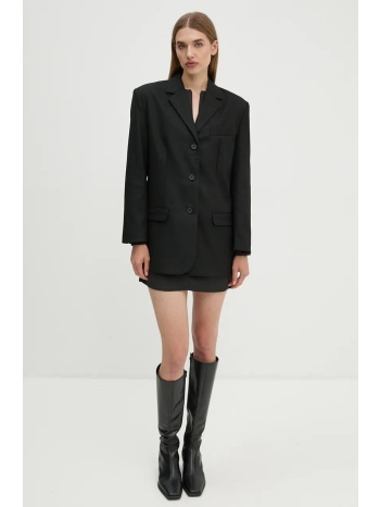 σακάκι 2ndday harry χρώμα μαύρο, 2245115120 κύριο υλικό