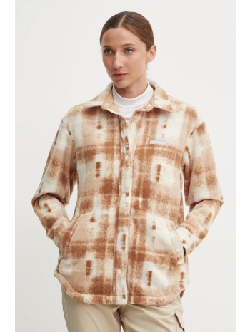 πουκάμισο columbia benton springs χρώμα μπεζ, 2085661