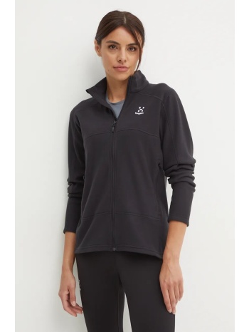 αθλητική μπλούζα haglöfs buteo χρώμα μαύρο, 605074 100%