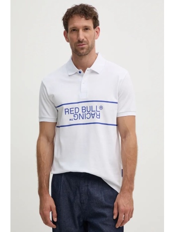 πόλο red bull racing x pepe jeans χρώμα άσπρο, rm540004