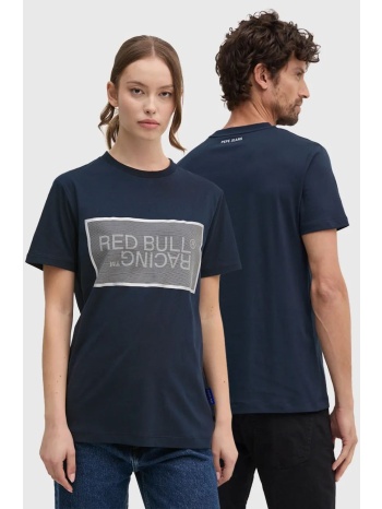 βαμβακερό μπλουζάκι red bull racing x pepe jeans χρώμα