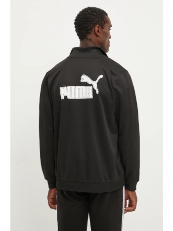 μπλούζα puma χρώμα μαύρο, 683239 κύριο υλικό 100%