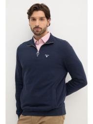 βαμβακερή μπλούζα barbour χρώμα: ναυτικό μπλε, mol0642 κύριο υλικό: 100% βαμβάκι
πλέξη λαστιχο: 97% 