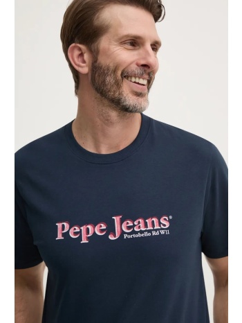 μπλουζάκι pepe jeans somers tee χρώμα ναυτικό μπλε