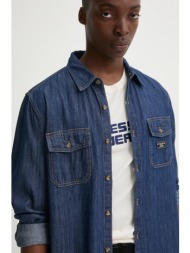τζιν πουκάμισο guess jeans ανδρικό, m4bh56 d5ei4 100% βαμβάκι