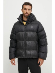 μπουφάν με επένδυση από πούπουλα adidas originals down regen adic ανδρικό, χρώμα: μαύρο, iw3454 κύρι