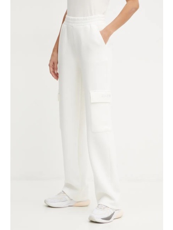 παντελόνι φόρμας guess cecilia χρώμα μπεζ, v4bb12 k7uw2