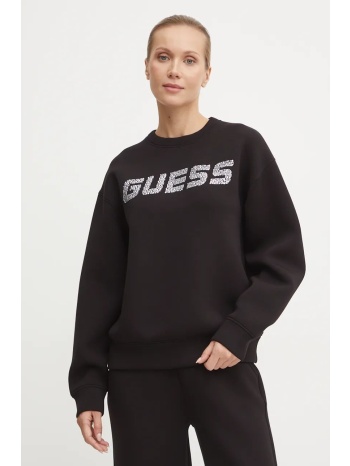 μπλούζα guess cecilia χρώμα μαύρο, v4bq15 k7uw2 77%