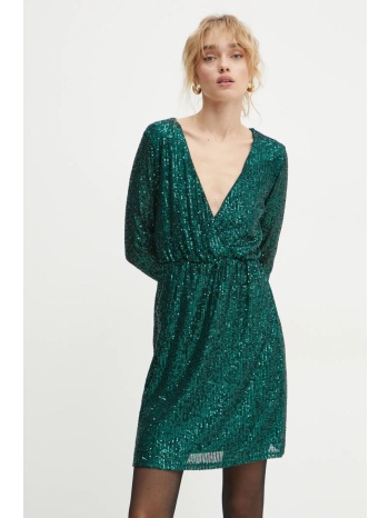 φόρεμα morgan rninou χρώμα πράσινο, rninou κύριο υλικό