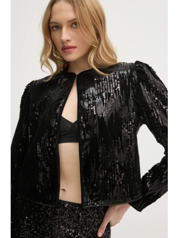 σακάκι pepe jeans flore χρώμα μαύρο, pl402498 κύριο υλικό