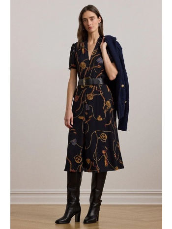φόρεμα lauren ralph lauren χρώμα ναυτικό μπλε, 200957152