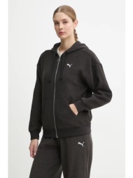 μπλούζα puma χρώμα: μαύρο, με κουκούλα, 681636 κύριο υλικό: 73% πολυεστέρας, 27% βισκόζη
φόδρα κουκο