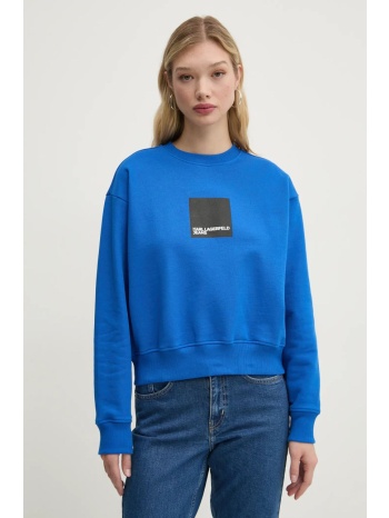 βαμβακερή μπλούζα karl lagerfeld jeans γυναικεία, χρώμα