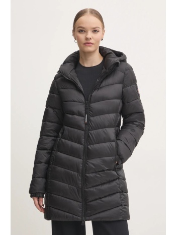 μπουφάν superdry χρώμα μαύρο, w5011719a-02a 100%