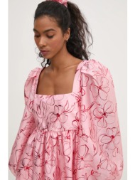 μπλουζάκι stine goya χρώμα: ροζ, sg-ps25-t018-2067 κύριο υλικό: 70% ανακυκλωμένος πολυεστέρας, 30% π