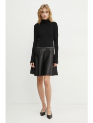 φόρεμα morgan rpepper χρώμα: μαύρο, rpepper κύριο υλικό: 71% lenzing ecovero βισκόζη, 29% πολυαμίδιο