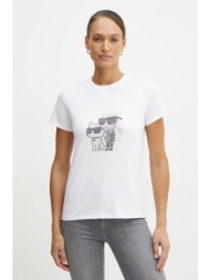 βαμβακερό μπλουζάκι karl ...