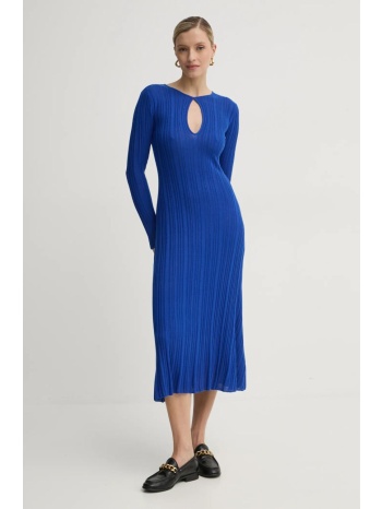 φόρεμα από συνδιασμό μεταξιού pepe jeans natasha χρώμα