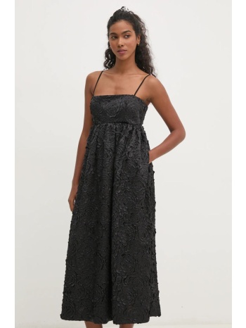 φόρεμα stine goya χρώμα μαύρο, sg-ps25-d068-2320 κύριο