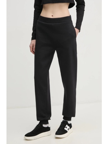 παντελόνι φόρμας calvin klein jeans χρώμα μαύρο