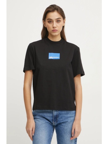 βαμβακερό μπλουζάκι karl lagerfeld jeans γυναικείο, χρώμα