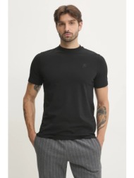 μπλουζάκι karl lagerfeld χρώμα: μαύρο, 500221.755750 95% βαμβάκι, 5% σπαντέξ