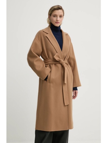 μάλλινο παλτό a.l.c. peter χρώμα καφέ, 1jakt00918 67%