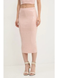 φούστα hugo χρώμα ροζ ...