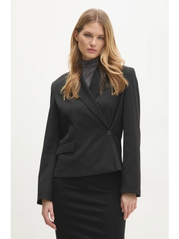 σακάκι answear lab χρώμα μαύρο 95% πολυεστέρας, 5% σπαντέξ