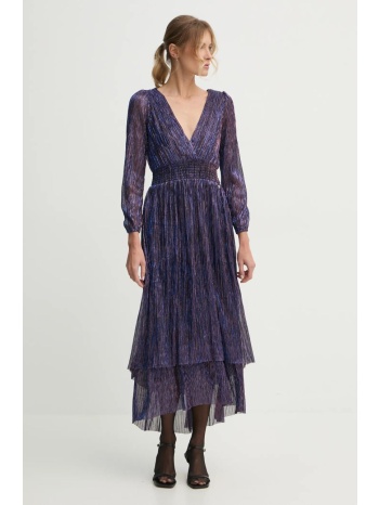 φόρεμα pepe jeans althea χρώμα μπλε, pl953637 κύριο υλικό