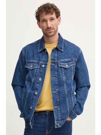 τζιν μπουφάν pepe jeans regular jacket ανδρικό, χρώμα