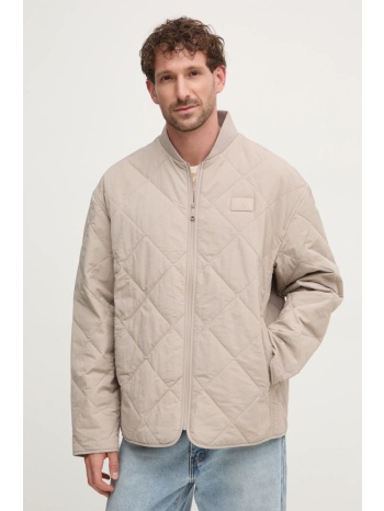 μπουφάν calvin klein jeans χρώμα μπεζ, j30j326936 φόδρα