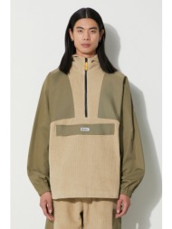 μπουφάν butter goods terrain corduroy jacket χρώμα: πράσινο, bgq3233101 f3bgq3233101 100% βαμβάκι