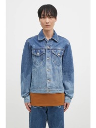 τζιν μπουφάν icecream lazer drip denim trucker ανδρικό, ic24369 100% βαμβάκι