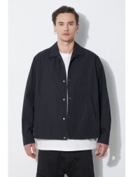 μπουφάν neil barrett boxy coach jacket χρώμα: μαύρο, my11097a-y039-001n κύριο υλικό: 100% νάιλον
φόδ