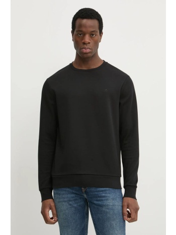 μπλούζα hackett london χρώμα μαύρο, hm581165 80% βαμβάκι