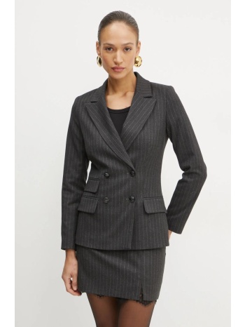 σακάκι morgan vtali.f χρώμα γκρι, vtali.f κύριο υλικό 64%