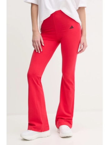 κολάν adidas essentials χρώμα κόκκινο, jd3074 90% βαμβάκι