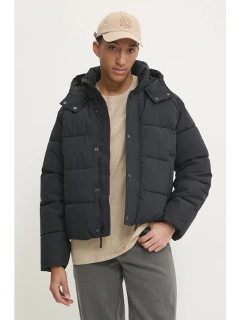 μπουφάν abercrombie & fitch χρώμα μαύρο, ki132-4143 κύριο