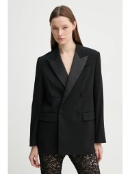 μάλλινο σακάκι a.l.c. χρώμα: μαύρο, 1jakt00977 κύριο υλικό: 55% μαλλί, 30% βισκόζη, 15% πολυεστέρας
