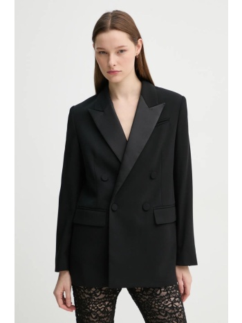 μάλλινο σακάκι a.l.c. χρώμα μαύρο, 1jakt00977 κύριο υλικό