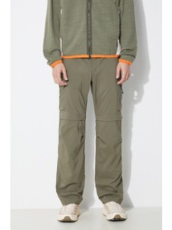 παντελόνι columbia silver ridge utility χρώμα: πράσινο, 2012962 100% ανακυκλωμένος πολυεστέρας