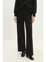 παντελόνι φόρμας answear lab χρώμα: μαύρο 70% βαμβάκι, 30% πολυεστέρας