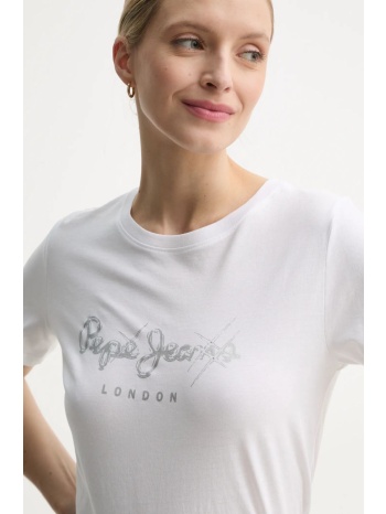 βαμβακερό μπλουζάκι pepe jeans leticia γυναικείο, χρώμα