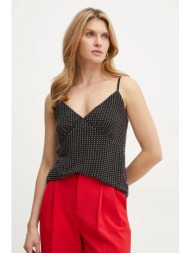 top michael michael kors χρώμα: μαύρο, mf440p77r3 κύριο υλικό: 55% ανακυκλωμένος πολυεστέρας, 45% πο