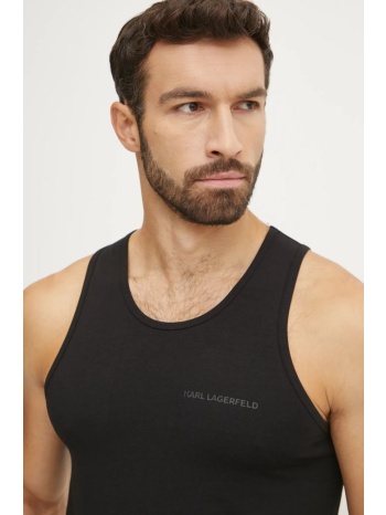 μπλουζάκι karl lagerfeld 2-pack χρώμα μαύρο, a1m47091 95%