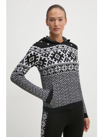 πουλόβερ newland χρώμα μαύρο, n46596.108 59% μαλλί