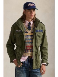 βαμβακερό μπουφάν polo ralph lauren χρώμα: πράσινο, 710961616 κύριο υλικό: 100% βαμβάκι
φόδρα: 100% 