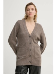 ζακέτα κασμίρ a.l.c. emory χρώμα: καφέ, 7swca00215 κύριο υλικό: 100% κασμίρι
πρόσθετο υλικό: 93% κασ